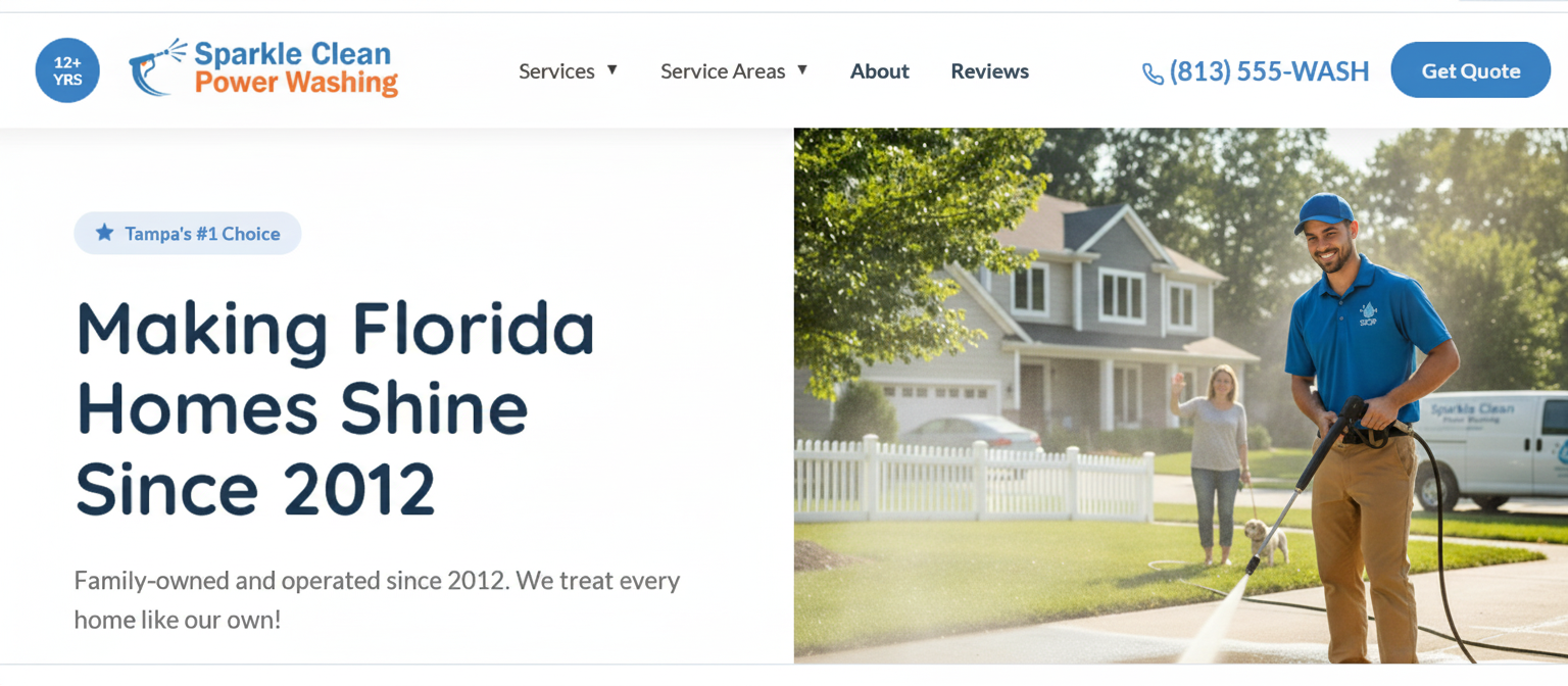 Pressure Washing — Quote Flow